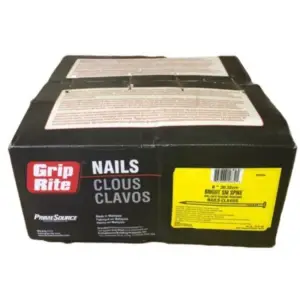 50lbs. Box 40D Bright Common Nails/Smooth Shank